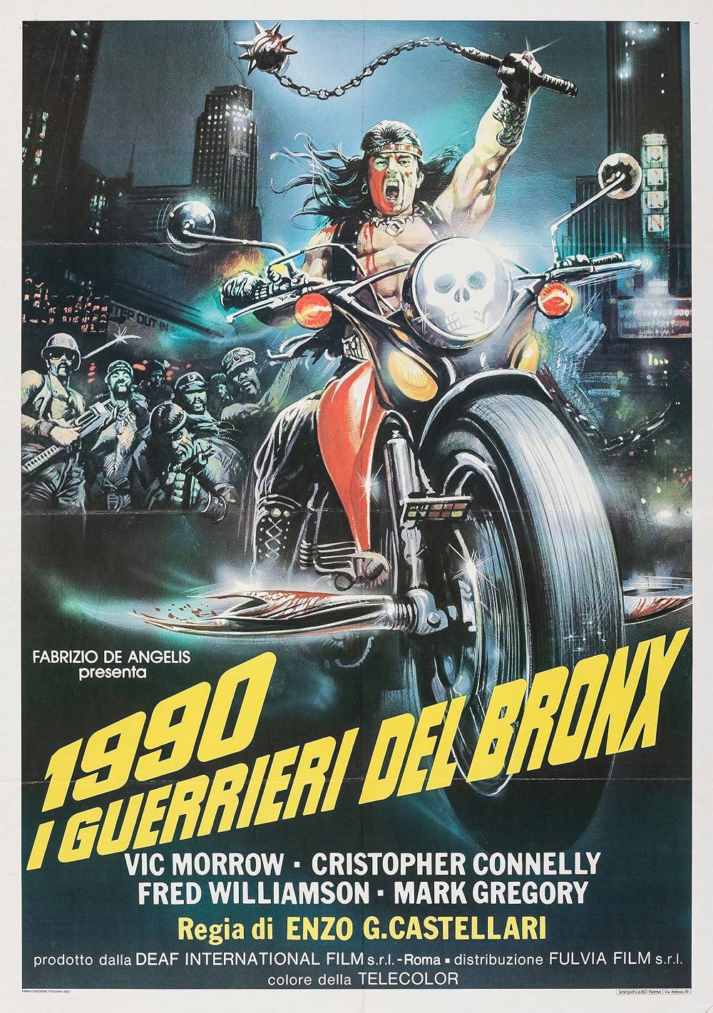 1990: Воины Бронкса (1982)

Довольно забавная, по своему артовая и стильная итальянская калька под Воинов (1979) Уолтера Хилла. Самобытное построение выдуманного мира, интересные дизайны (с учетом отс