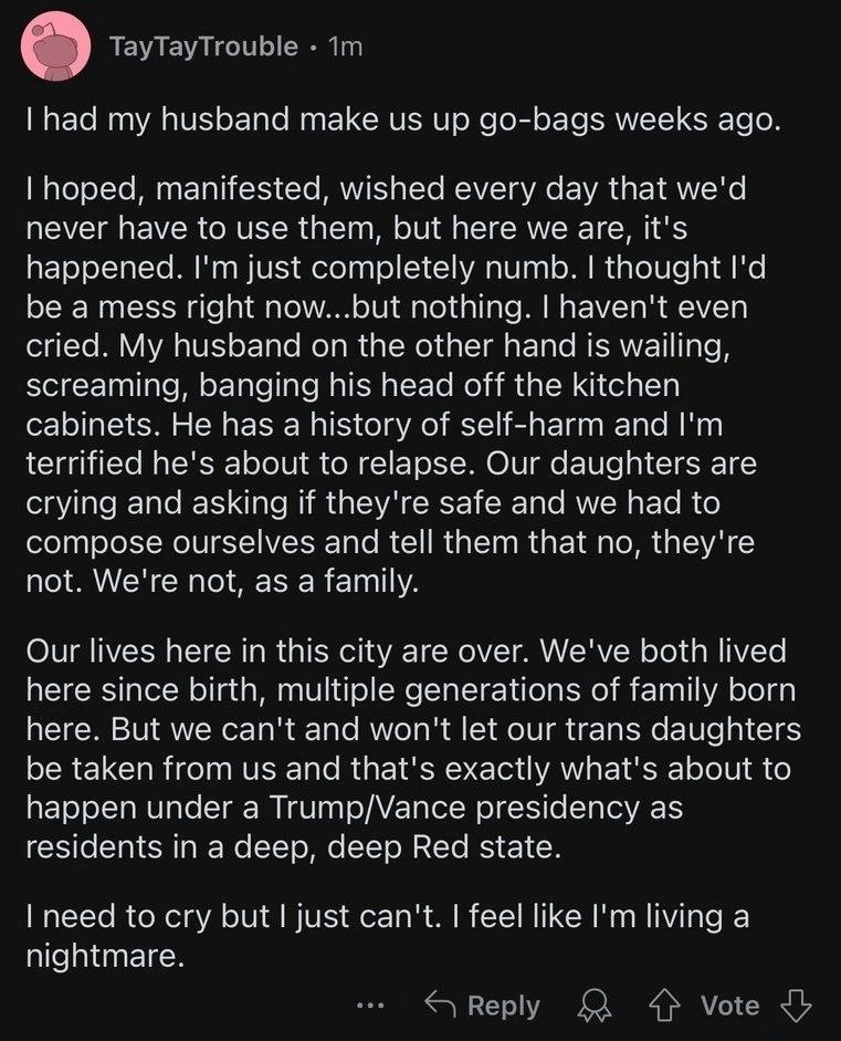 reddit took it well