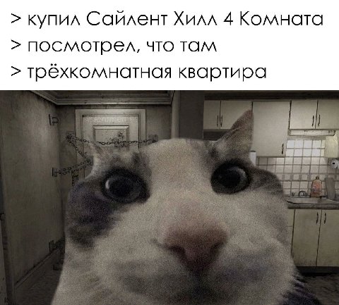 купил Сайлент Хилл 4 Комната посмотрел, что там трехкомнатная квартира