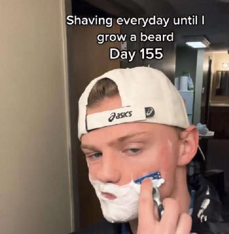 Shaving everyday until grow а beard Day 155 1 ‘в