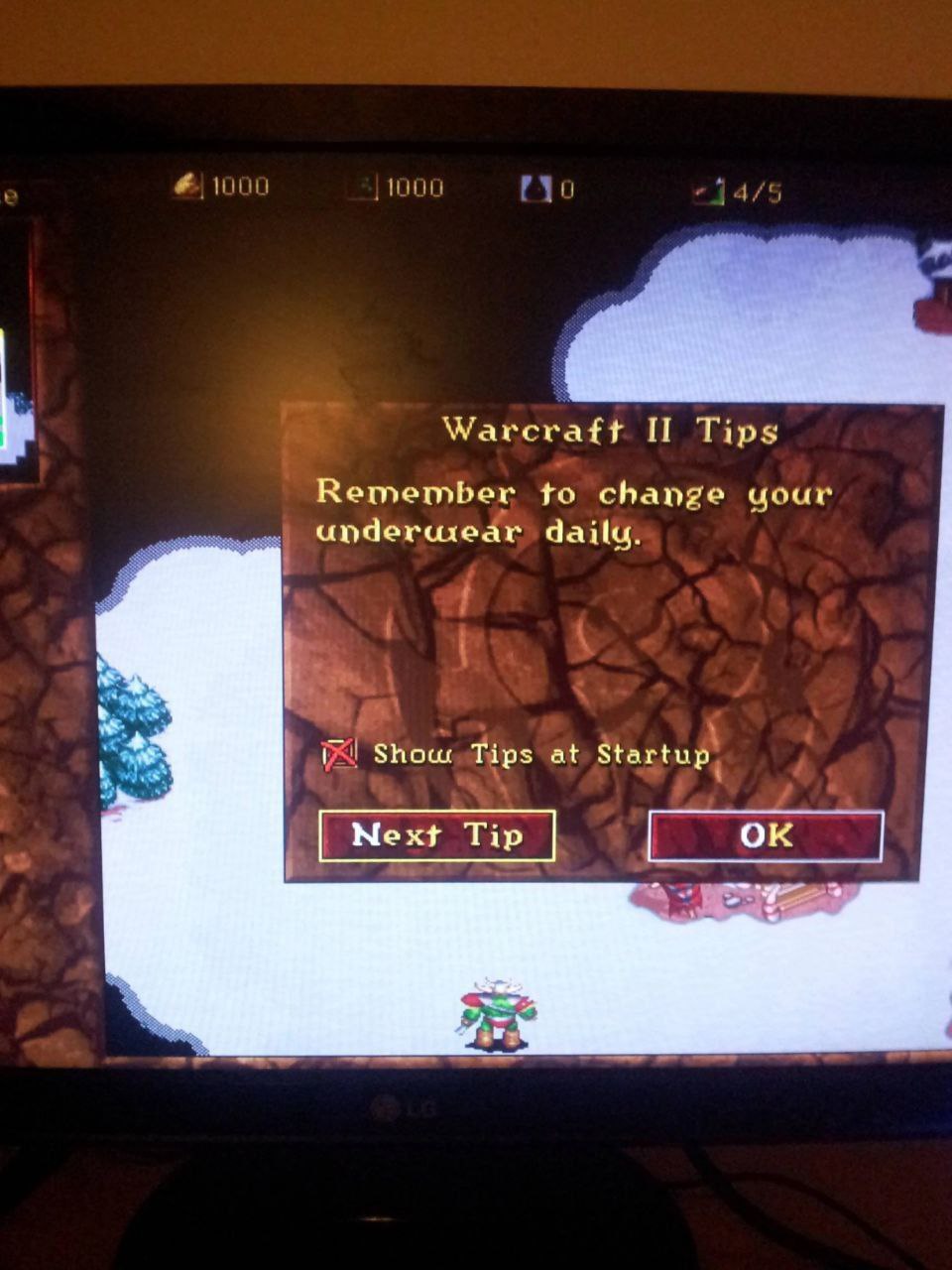 Warcraft Tips Remember change your daily. Tips at Startup