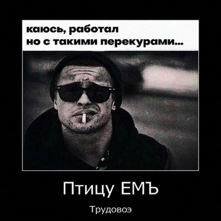 каюсь, работал но с такими перекурами... Птицу ЕМЪ Трудово?