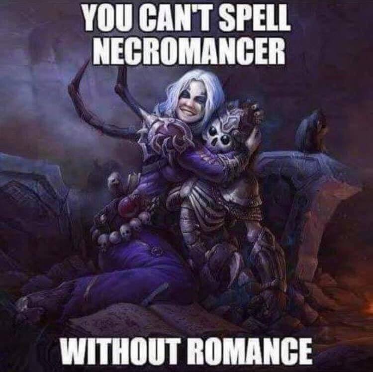 YOU CANT SPELL NECROMANCER А WITHOUT ВОМАКСЕ