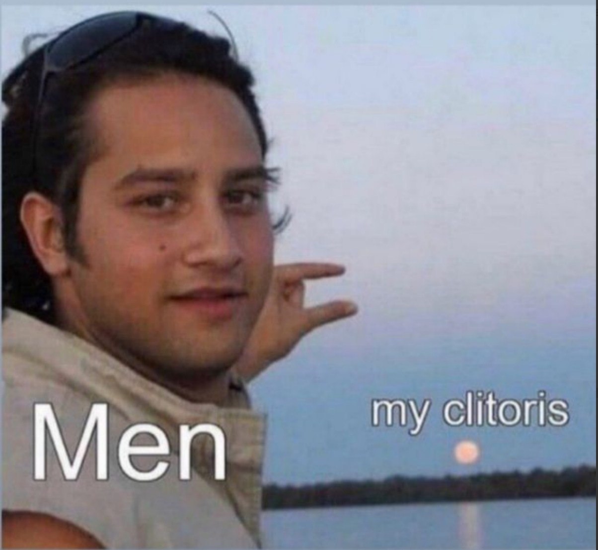my clitoris Men