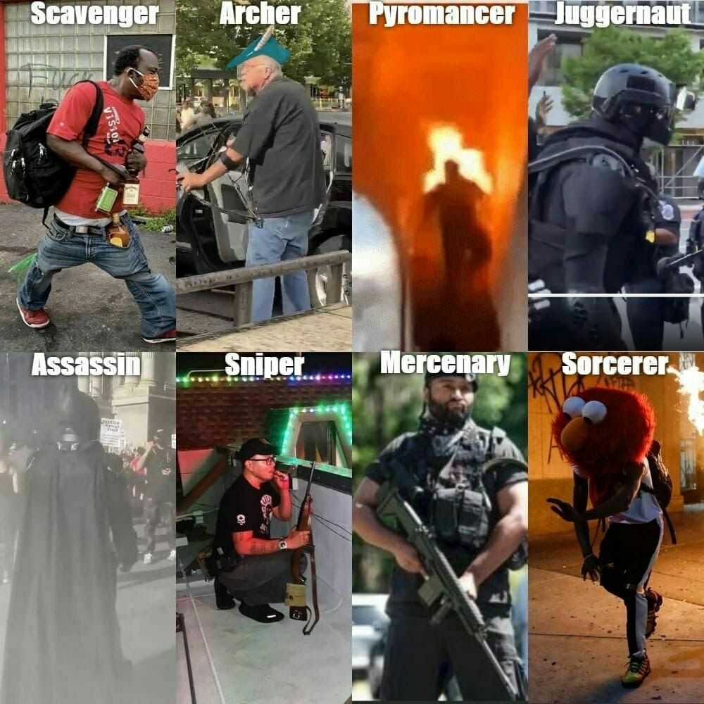 Scavenger Archer Pyromancer —Juggernaut_ a a да Mercenary “sniper