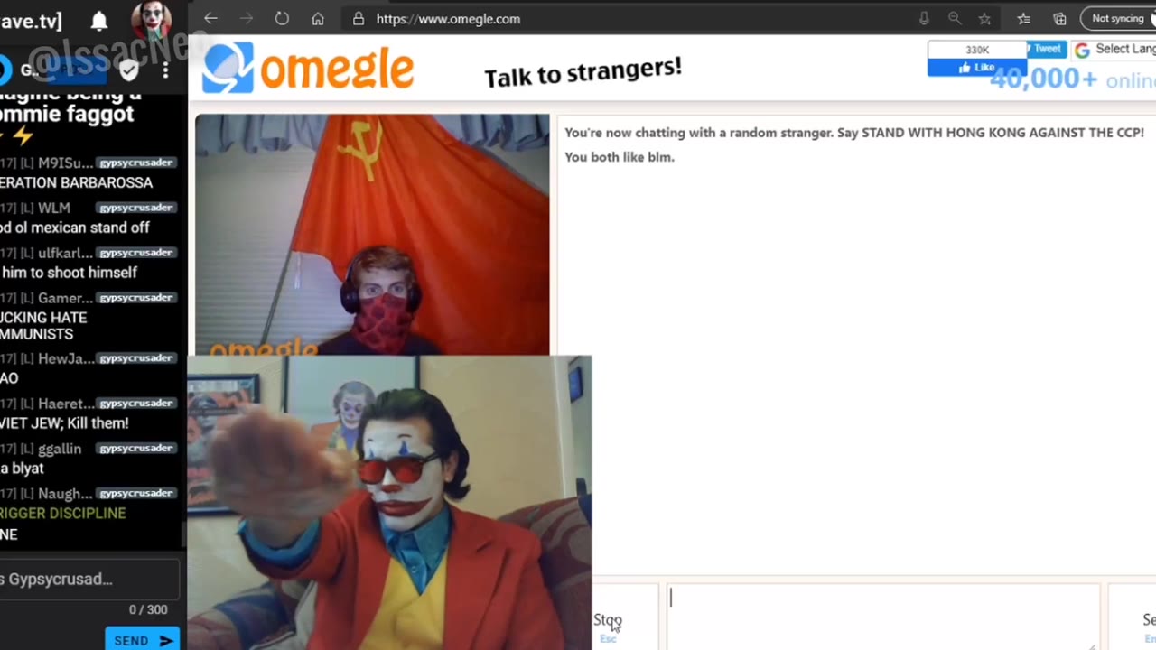 4 м You're now chatting with a random stranger. Say STAND WITH HONG KONG AGAINST THE CCP! ERATION BARBAROSSA в \d ol mexican stand off прости ата —— u