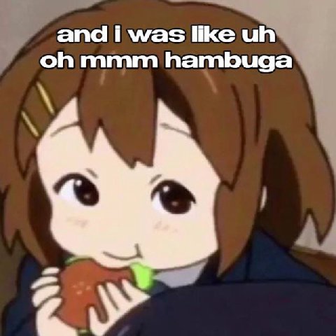 and i was like hambuga