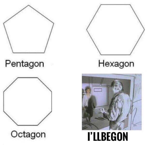 Pentagon Hexagon Octagon