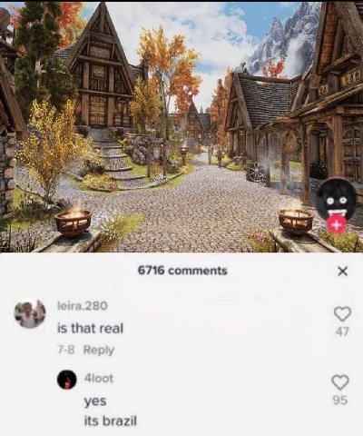 a 5 а 6716 comments is that real yes its brazil