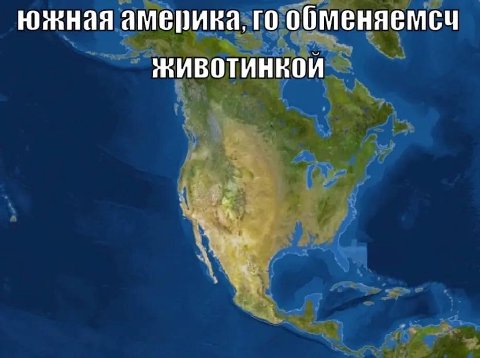 южная америка, обменяемсч