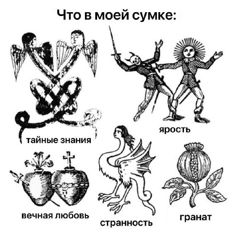 Что в моей сумке: у К у ярость тайные знания a вечная любовь гранат странность