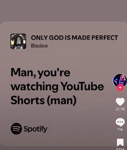 ONLY GOD IS MADE PERFECT Bladee Man, you're watching YouTube Shorts (man)