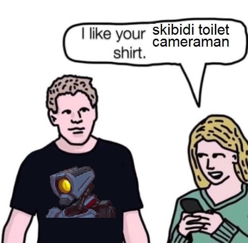 kibidi toilet your сатегатап shirt.
