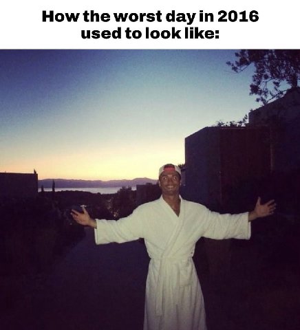 How the worst day 2016 used to look like: