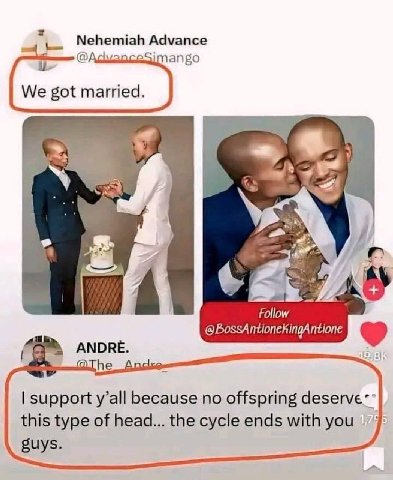 Nehemiah Advance mango We got married. A Follow ANDRE. he support y’all because no offspring this type of head... the cycle ends with уси guys.