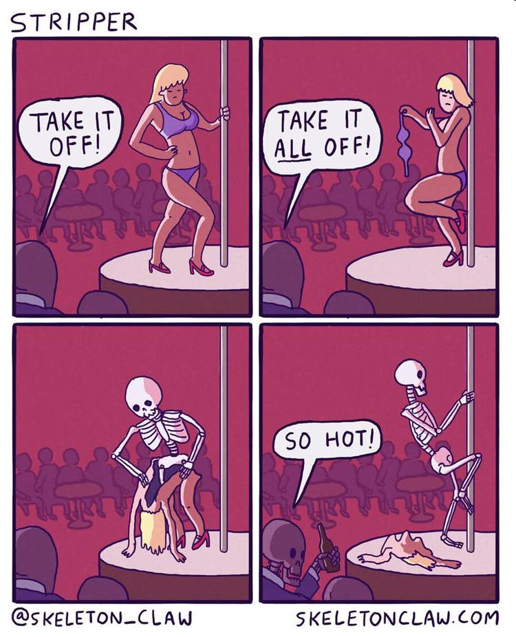 STRIPPER TAKE ALL OFF! 4 SKELETONCLAW.COM