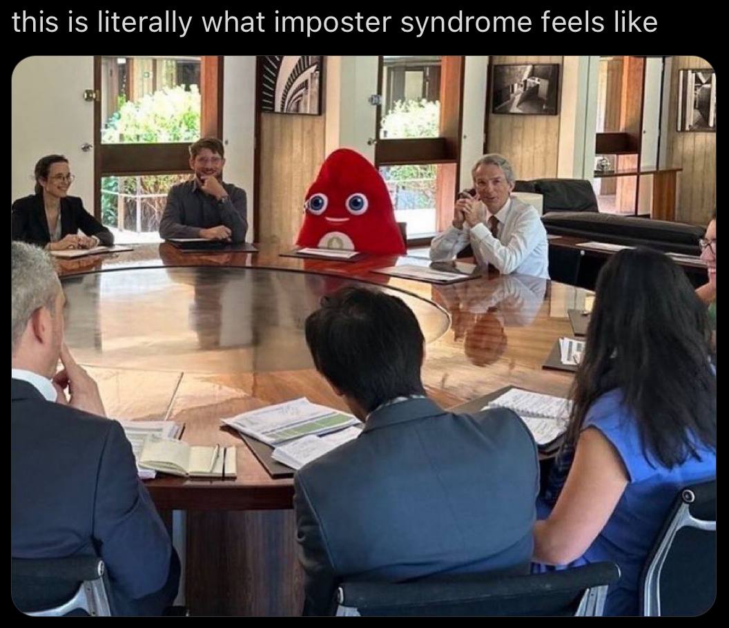 this is literally what imposter syndrome feels like в И