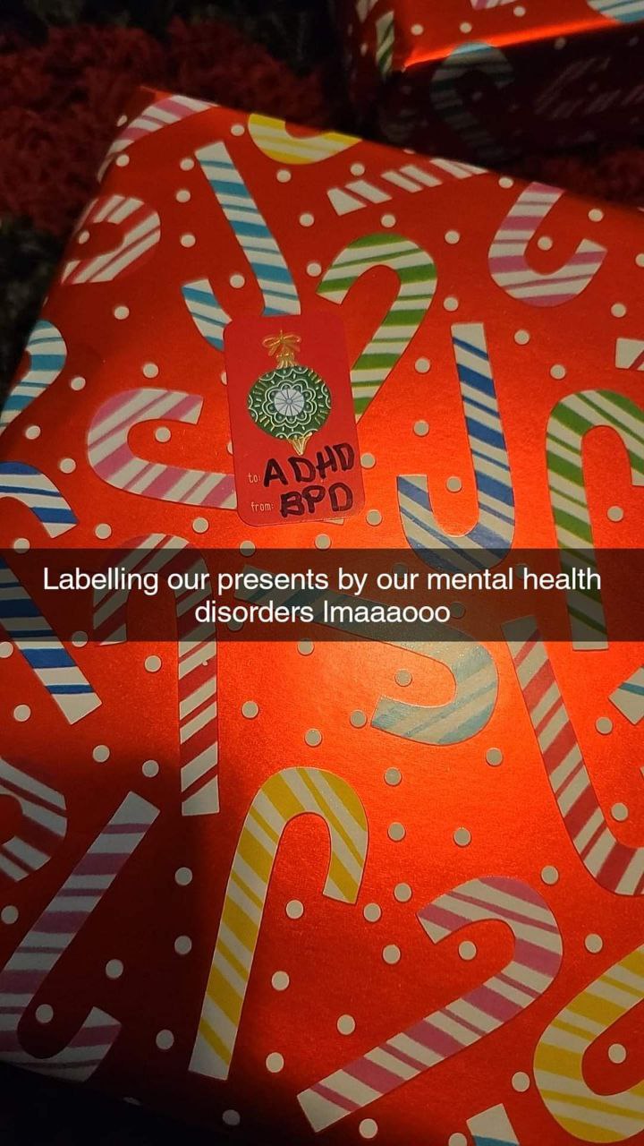 Labelling our presents our mental health disorders