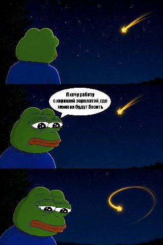 Яхочу паботу с хопошей завплатой, где меня не будут бесить