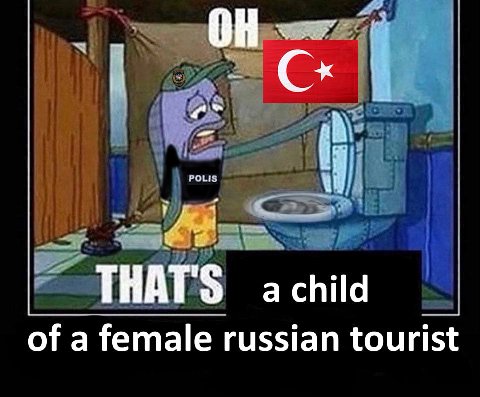 THAT'S of a female russian tourist