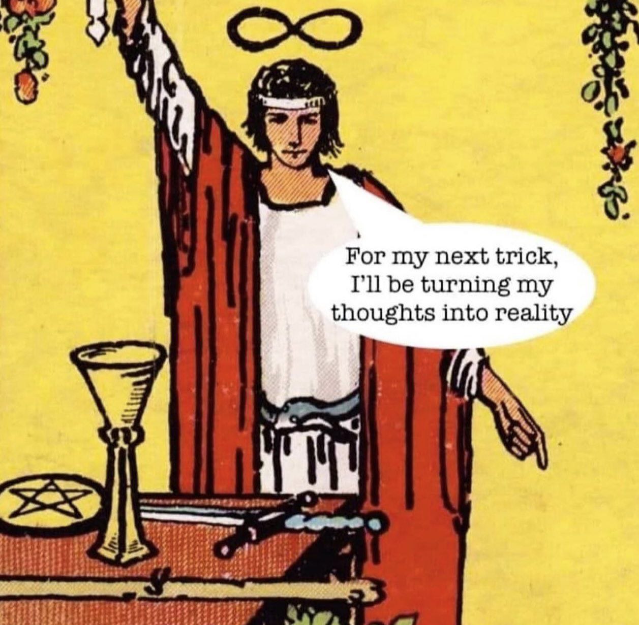 For my next trick, be turning my thoughts into reality on fit