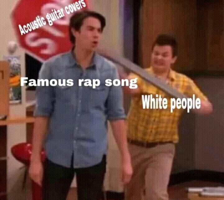 Famous гар song White people