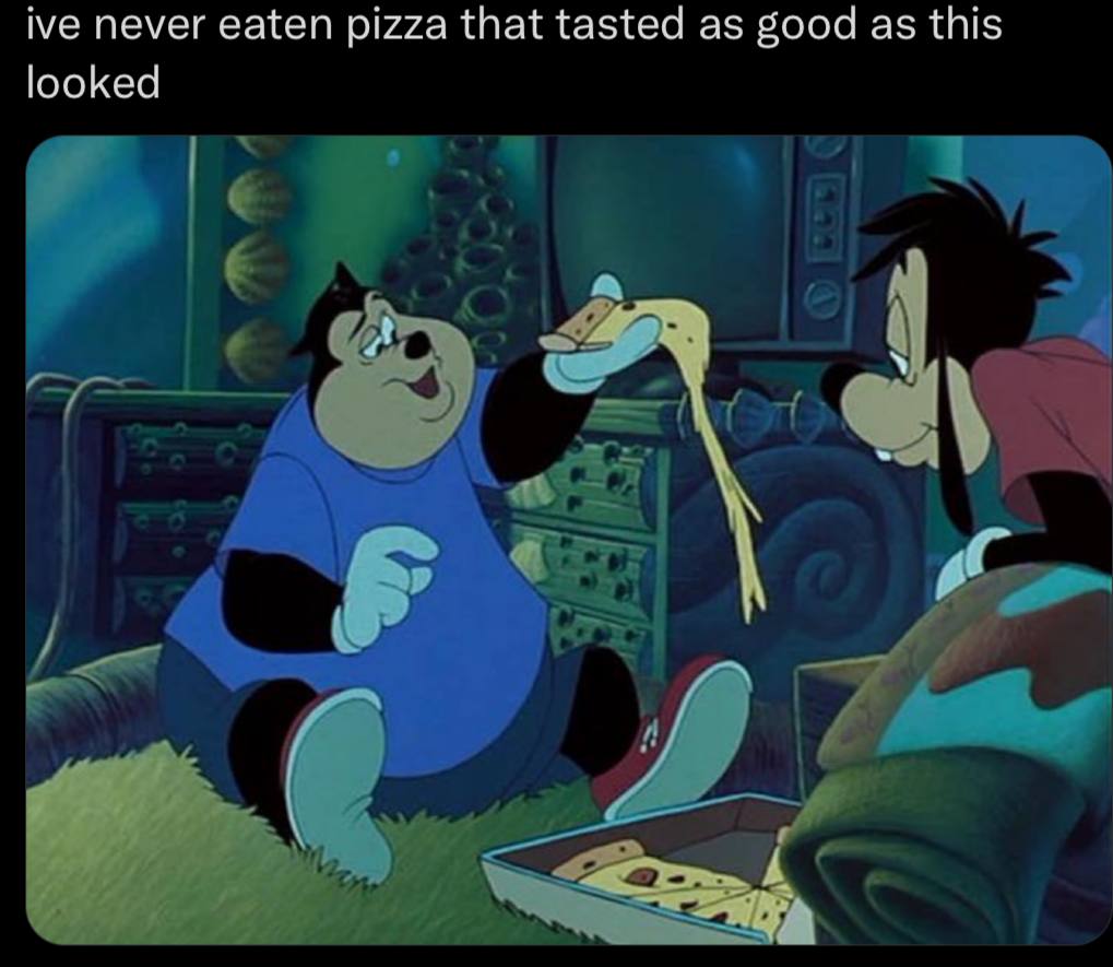 ive never eaten pizza that tasted as good as this looked