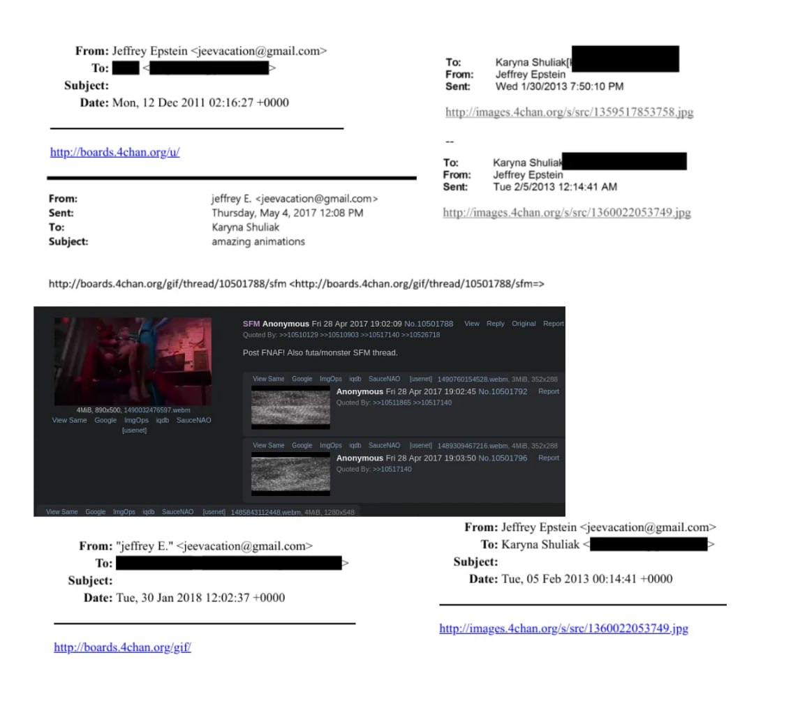 From: Jeffrey Epstein <jeevacation@gmail.com> To: To: From: Jeffrey Epstein Karyna Sent: Wed 1/30/2013 7:50:10 Date: Mon, 12 Dec 2011 02:16:27 +0000 To: Karyna Shulial From: Jeffrey Epstein Sent: Tue 
