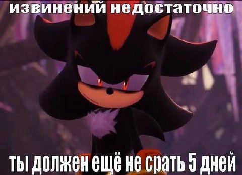 извинений недостаточно ТЫ еще He срать 5 дней