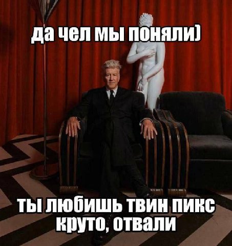 дачел мы ты любишь твин пикс круто, отвали