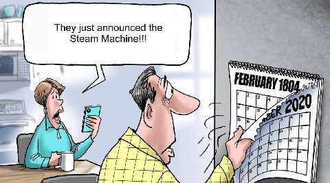 They just announced the Steam Machine!!! FEBRUARY 80 2020 7 у