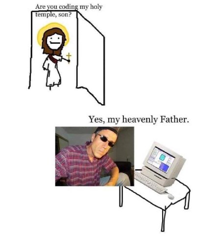 Are you coding my holy temple, son Yes, my heavenly Father