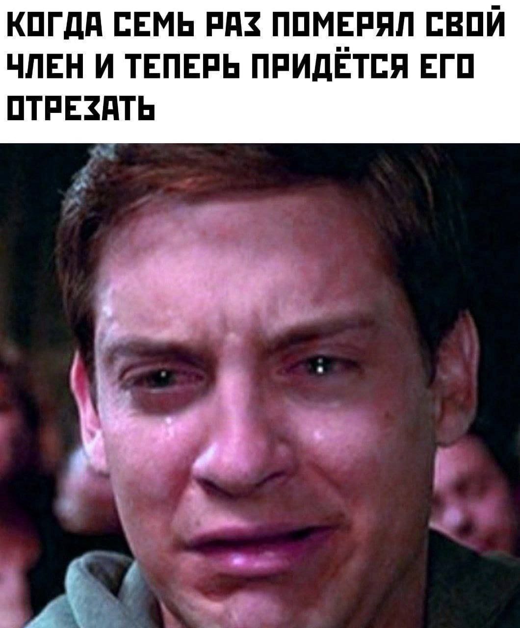 КОГДА СЕМЬ РАЗ ПОМЕРЯЛ СВОЙ ЧЛЕН И ТЕПЕРЬ ПРИДЁТСЯ ЕГО ОТРЕЗАТЬ