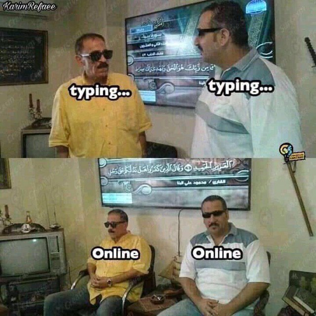 “typing. typing... Online