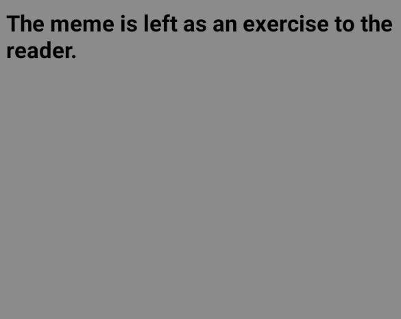 The тете is left as an exercise to the reader.