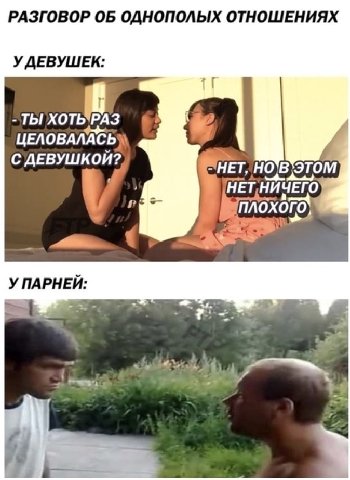 РАЗГОВОР ОБ ОДНОПОЛЫХ ОТНОШЕНИЯХ УДЕВУШЕК: ТЫ С ДЕВУШКОЙ? “HET, HET,HUYETO У УПА РНЕЙ: 5