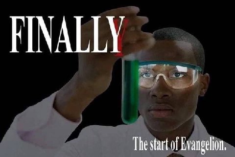 The start of Evangelion,