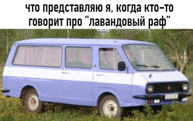 что представляю я, когда кто-то говорит про лавандовый