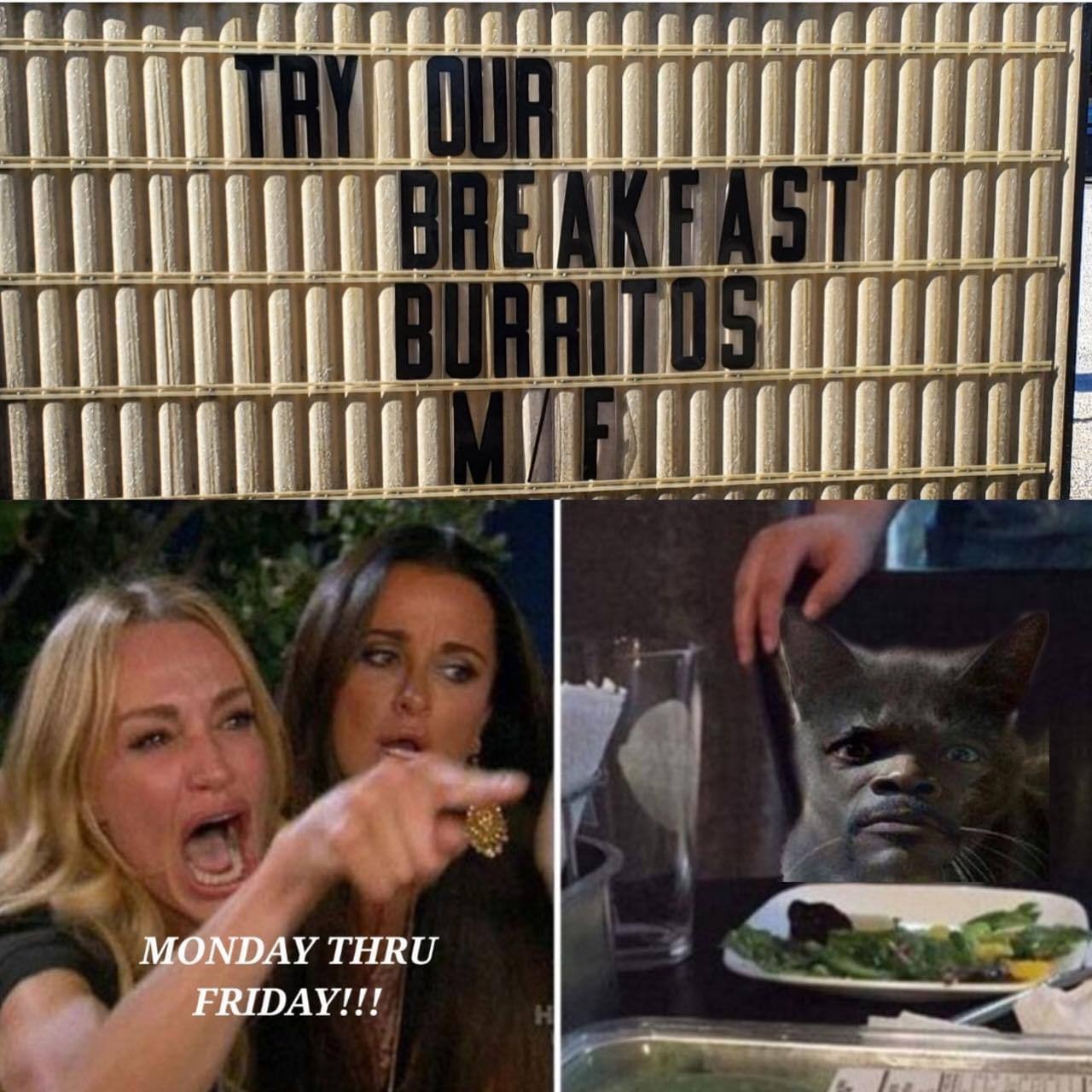 MONDAY THRU FRIDAY!!!