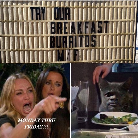 MONDAY THRU FRIDAY!!!