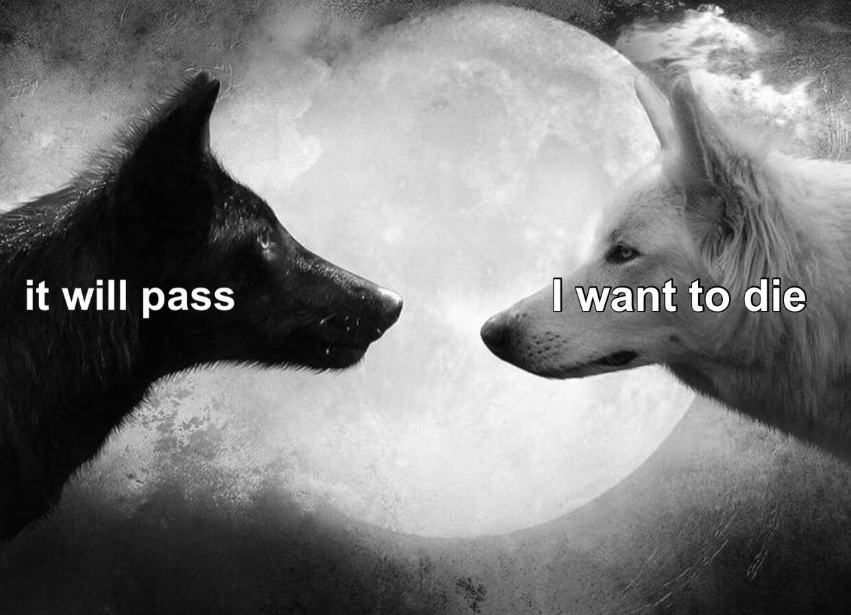 у a 4 3 it will pass want to die a