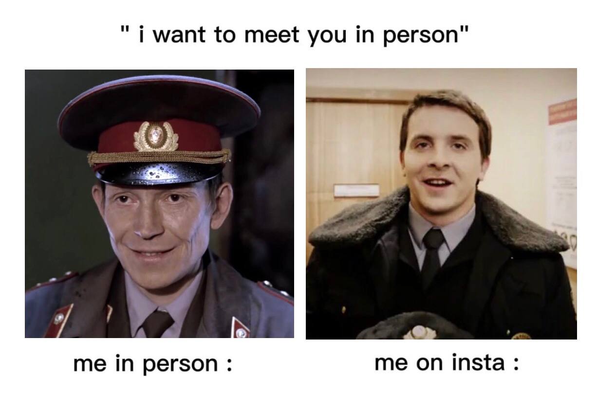 want to meet you in person" 4 me in person me on insta: