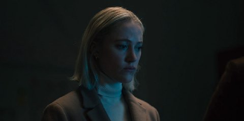 Актриса Майка Монро. Нордид. Кадр из фильма Watcher. Дань жанру джалло и режиссуре Дарио Ардженто