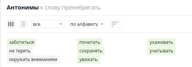 вы не понимаете что такое антоним