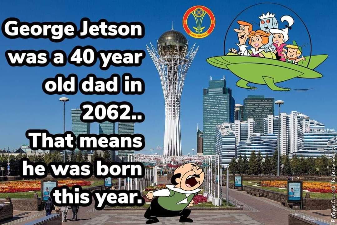 George Jetson was а 40 year old dad means НЕЕ he was born this