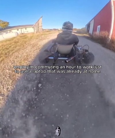 employim commuting an hour to мои tojuse a laptop that wasjalready,atihome их ‘emolovinn Eommuting an hour to workijust Jee о 5е a) laptop that|was already at home employim,commutinglamhouréto ГАО Л y