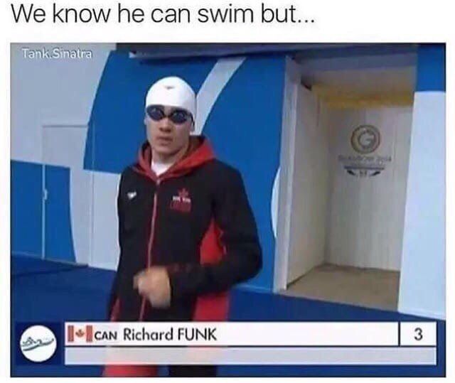 We know can swim but