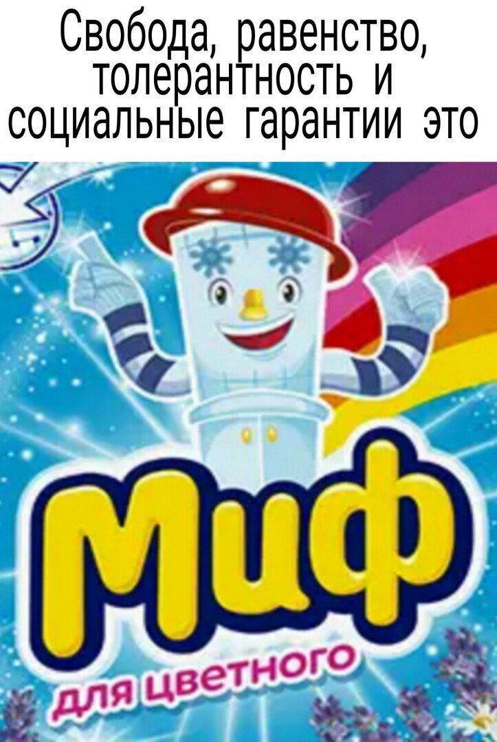Свобода, равенство, толерантность и социальные гарантии это У ного.