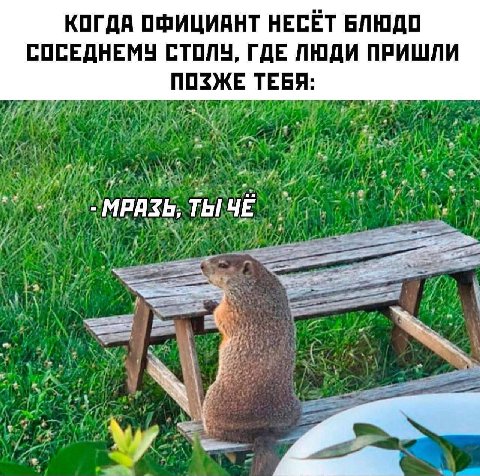 КОГДА ОФИЦИАНТ НЕСЕТ БЛЮДО СОСЕДНЕМУ СТОЛУ, ГДЕ ЛЮДИ ПРИШЛИ ПОЗЖЕ ТЕБЯ: 7 МРАЗЬ, ТЫ ЧЕ A