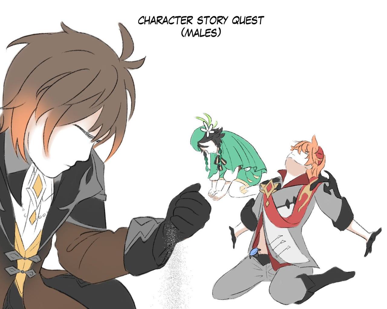 CHARACTER STORY QUEST MALES.